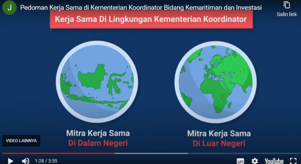 Pedoman Kerja Sama Di Kemenko Marves